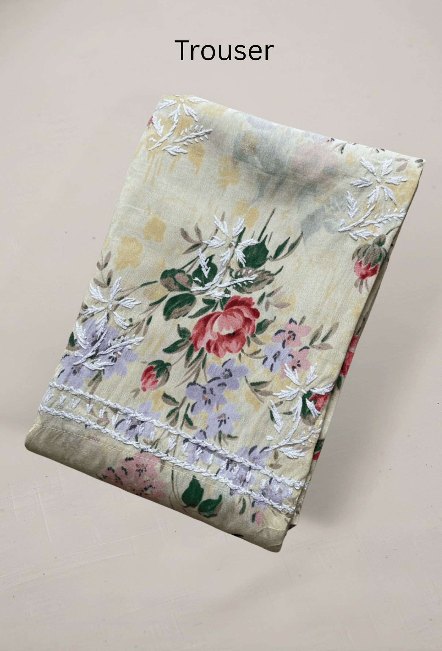 NAQSH Cotton Chikankari Hand Embroidered Women's Kurta Set - Yellow