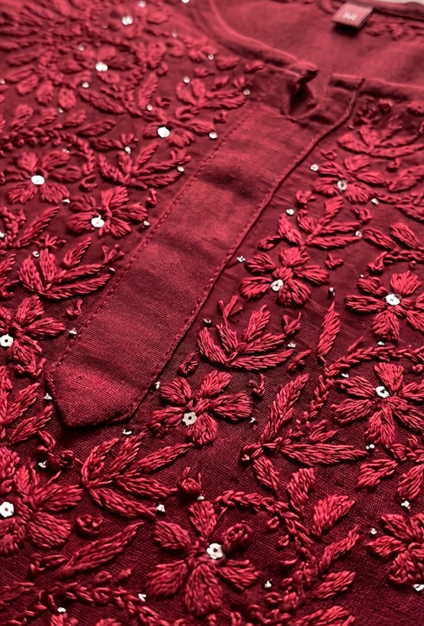 Kaamdani Chikankari Set – Hand Embroidered in Modal - Brown